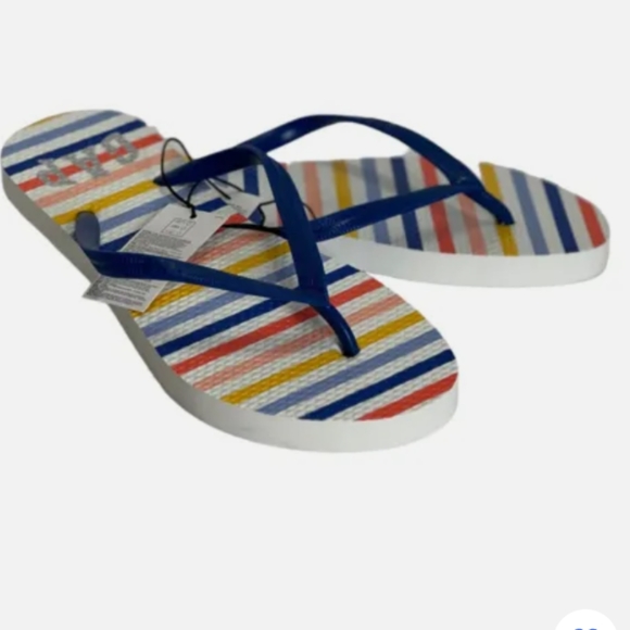 Gap Women's Multi Stripe Flip Flop sz 7 - Picture 4 of 5